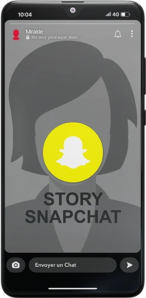 fausse story Snapchat iPhone screenshot fake